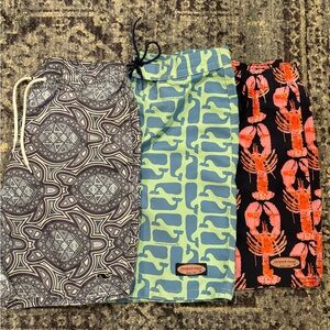 Vineyard Vines Men’s Printed Bathing Suits Bundle